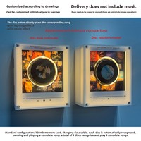 Aimant de réfrigérateur personnalisable en vinyle style disque NFC, lecteur de musique, cadeau souvenir, marchandise pour fans d'événements et de concerts, vente en gros