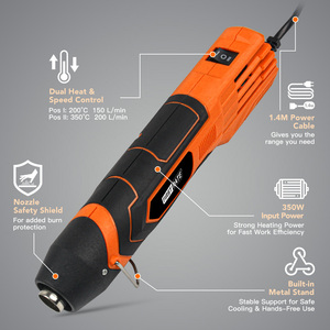 First Rate 350W Mini Heat Gun for Diy Crafts OEM Hand-held Packing HZ-HG25-E032 Mini Heat Gun Manufacturer in China HZ-HG25-E032 - Product Image 3