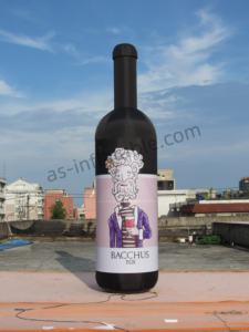 Botella de Champán Gigante Inflable Personalizada para Decoración de Eventos - Product Image 4