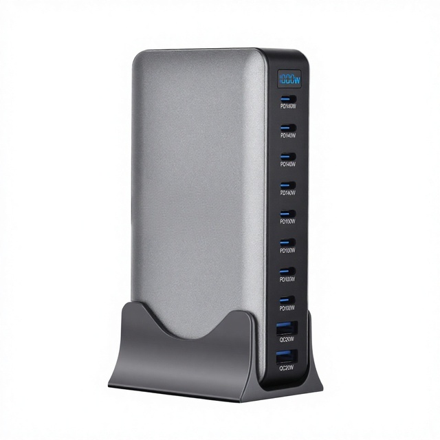 1000W Gallium Nitride PD 10-Port Multifunctional Charger New Model