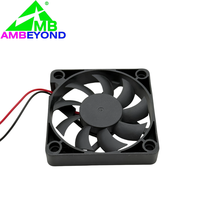 Ventilateur de refroidissement CC AMBEYOND 12V 6010 60*60*10 mm, débit d'air élevé, durable pour la ventilation et l'évacuation