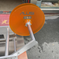 Étiqueteuse semi-automatique en acier inoxydable pour bouteilles rondes, petite machine de bureau pour étiquettes adhésives, machine d'étiquetage de produits ronds