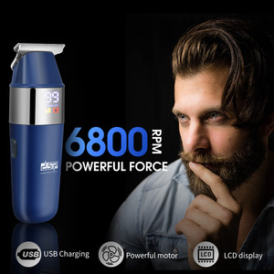 Cortadora de pelo DSP, eléctrica, inalámbrica, con longitud ajustable, cuchilla de acero inoxidable para hombres, para cortar barba y bigote, uso doméstico - Product Image 3