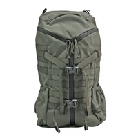 Sac à dos tactique robuste à cadre externe en Cordura 500D, fermeture éclair YKK, système Molle, nylon imperméable, réglable, 36-56L, pour randonnée en extérieur