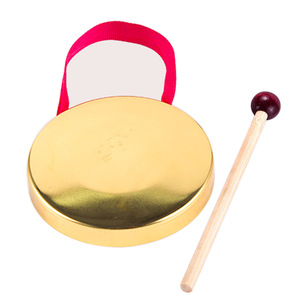 <span class=keywords><strong>Instrument</strong></span> de <span class=keywords><strong>percussion</strong></span> Gong en <span class=keywords><strong>cuivre</strong></span> de 4 pouces Gong à main-Tambour-Petit tambour <span class=keywords><strong>Instrument</strong></span> de <span class=keywords><strong>percussion</strong></span>-Percussionniste-Gongs et tambours - Product Image 5