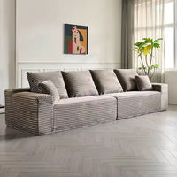 Ensemble de canapés sectionnels inclinables modernes en tissu mousse haute densité, mobilier pratique pour appartement, hôtel et espaces de vie