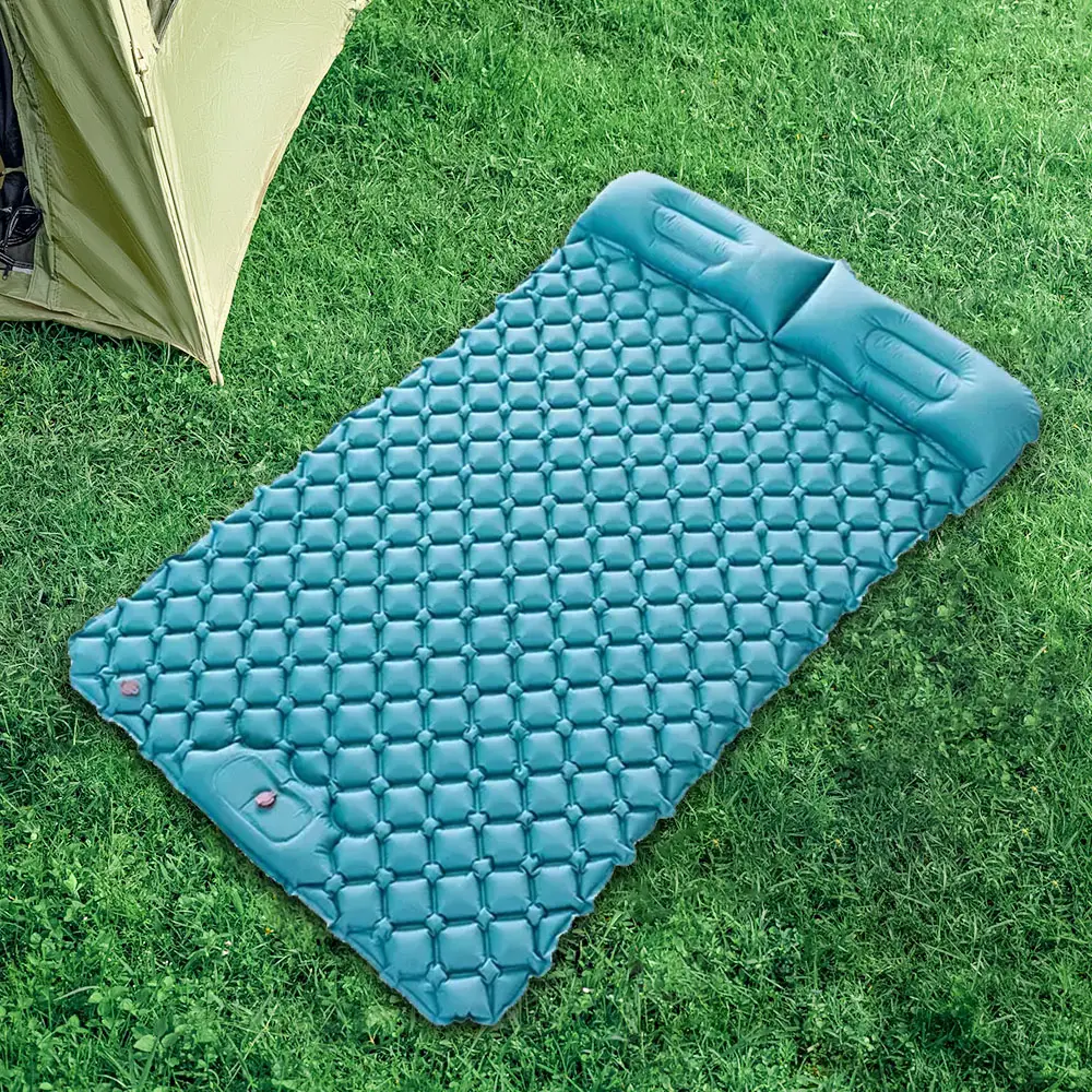 Fábrica Fornecedor Alta Qualidade Impermeável Duplo Sleep Pad Inflável Camping Colchão Para Tenda