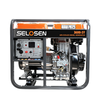 2,8kVA Tragbarer Offener Diesel-Stromgenerator 2,8kW 3kW Einphasiges Aggregat Mini-Stromerzeuger Diesel