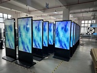 Kios Layar Sentuh Iklan Dalam Ruangan, Display Vertikal Berdiri di Lantai, Layanan Mandiri, Perangkat Lunak CMS Gratis, Signage Digital