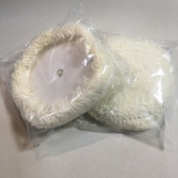 Feutre de polissage en laine de 205 mm (8 pouces) OEM pour le polissage de la carrosserie automobile, abrasif moyen grain 400, épaisseur 3,0 mm