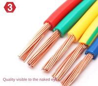 Câble électrique BV Bv 25mm fil de maison en cuivre PVC à noyau unique câble électrique câble de construction pour le câblage de la maison
