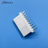 Conector de Montaje en Placa de Latón de 9 Pines con Paso de 2.54mm 2510-9A para PCB IP67 DC Recto Vertical Macho