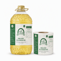 Étiquettes personnalisées pour bouteilles d'huile de cuisson 5L - Rouleaux d'autocollants en vinyle imperméables pour l'emballage d'huile de lin et d'huile comestible