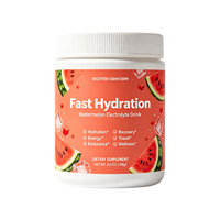 Poudre de boisson électrolytique à la pastèque pour une hydratation rapide, complément alimentaire pour le sport, l'entraînement, les voyages et la récupération