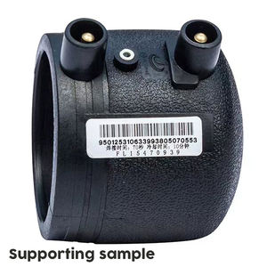 ISO CE 커플 링 피팅 <span class=keywords><strong>hdpe</strong></span> 피팅 전기 융합 블랙 파이프 피팅 전기 융합 커플러 - Product Image 2