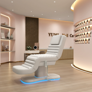 Cama de Fisioterapia Eléctrica de Alta Gama, Cama de Masaje Facial Multifuncional, Cama de Belleza de Látex Especial para Salón de Belleza - Product Image 3