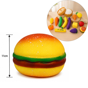 Juguete Antiestrés <span class=keywords><strong>de</strong></span> Fresa Gigante <span class=keywords><strong>de</strong></span> 11 cm, Squishy <span class=keywords><strong>de</strong></span> TPR, Juguetes Blandos para Apretar, Juguete para Aliviar el Estrés - Product Image 1