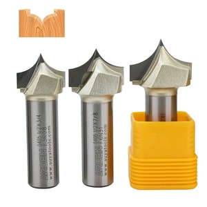 Arden Tideway Tiger carpintería <span class=keywords><strong>CNC</strong></span> herramientas 1/2 1/4 vástago carburo puerta <span class=keywords><strong>Panel</strong></span> madera Ovolo tallado broca puntiaguda Roundover <span class=keywords><strong>Router</strong></span> Bit - Product Image 2