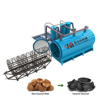 Horno de Carbonización Horizontal de Alta Eficiencia para la Producción de Carbón Vegetal a partir de Troncos de Madera y Bambú con Sistema de Reciclaje de Combustible