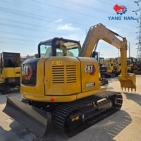 Mini-excavatrice hydraulique d'occasion CAT 308E2, 7 tonnes, pour travaux de construction