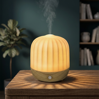 Diffuseur électrique en pierre naturelle et céramique avec fonction huile essentielle, capacité 200 ml, garantie 1 an, pour la relaxation et la méditation