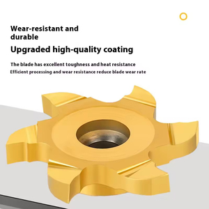 Plaquettes de tournage OEM de haute qualité, outils CNC pour le travail du <span class=keywords><strong>bois</strong></span>, fraises à six dents pour trous intérieurs et rainures en T, en carbure Altin - Product Image 1