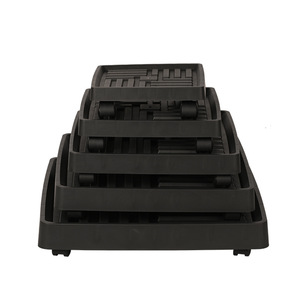 Support de plantes rond avec roulettes verrouillables et <span class=keywords><strong>soucoupe</strong></span> pour pot - Product Image 1