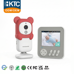 Monitor de Bebé Digital KT-903SB con Cámara 1280x720P, Ruido Blanco, Canciones de Cuna, Modo Eco, Batería Recargable, Precio de Fábrica - Product Image 1