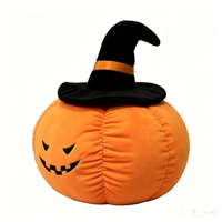 Coussin de citrouille amusant et effrayant pour Halloween