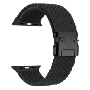 CM Matériau Premium Léger Doux pour Peau Nylon Sport Montre Bracelet pour <span class=keywords><strong>Apple</strong></span> <span class=keywords><strong>Watch</strong></span> 49mm 46mm 45mm 44mm 41mm 40mm - Product Image 2