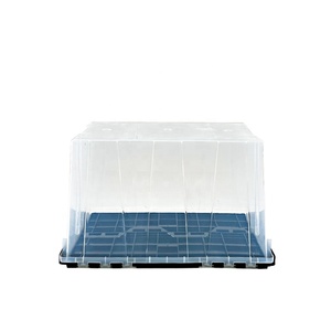 투명 56L 55*39*32.2CM 플립탑 뚜껑 PP 수납함-교과서 보관 및 두꺼운 침대 밑 정리함 - Product Image 5