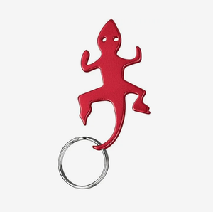 Décapsuleur porte-clés personnalisé en forme de lézard, cadeau promotionnel en acier inoxydable, vente en gros, nouveauté pour l'extérieur - Product Image 6