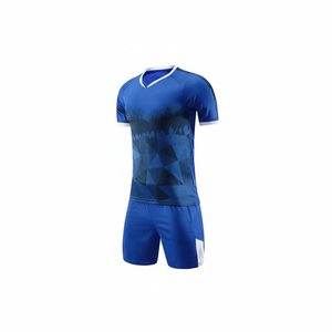 Custom Sublimated Breathable Quick Dry Soccer Jersey Football Training Kit for Kids <b>Boys</b> - Product Image 1