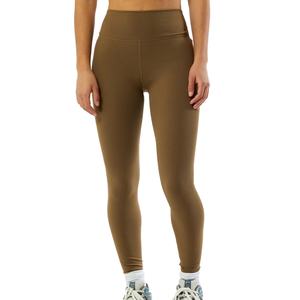Leggings de yoga pour femmes personnalisables avec logo/motif, taille mi-haute élastique, respirants, en polyester/coton écologique, pour le sport (vente en gros) - Product Image 1