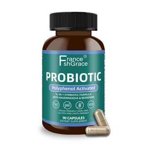 Fabricant de compléments alimentaires probiotiques, berbérine HCI pour la santé digestive et le soutien antioxydant, 90 capsules probiotiques - Product Image 1