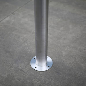 Costom design esterno in acciaio inox rimovibile dissuasori di sicurezza fissi al di fuori della strada parcheggio in metallo barriera di sicurezza del traffico - Product Image 4