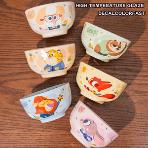 Service de vaisselle en céramique <span class=keywords><strong>Disney</strong></span> Zootopia, design adorable, coffret cadeau idéal pour les enfants, la maison et les fêtes - Product Image 4