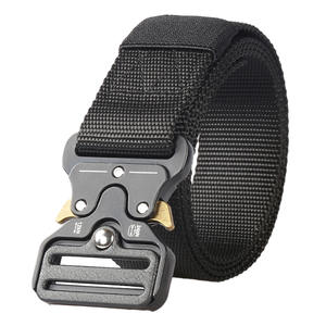 Logo personnalisé classique 3.8cm 4.3cm de large ceinture de service en tissu extérieur meilleure ceinture tactique en nylon pour hommes avec boucle à dégagement rapide - Product Image 1