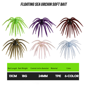 Leurre souple biomimétique sans hameçon, type Urène de mer, robuste et amélioré pour la pêche - Product Image 4
