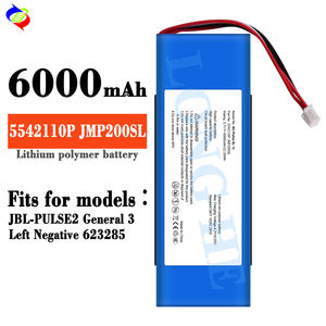 Vervangende Li-Polymeer Batterij 5542110P Jmp200sl Luidspreker <span class=keywords><strong>3</strong></span>.7V 6000Mah Oplaadbare Batterij Voor JBL-PULSE2 - Product Image 3