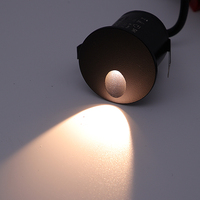 Lumière murale d'angle LED en aluminium carrée et ronde, lumière LED encastrée pour marches, lumière de marche pour porche, allée, escalier, design moderne