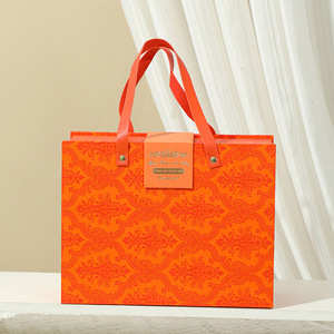 Элитная большая подарочная коробка — квадратная коробка-сумка с откидной крышкой для дней рождения и свадеб, элегантная упаковка для сувениров - Product Image 6