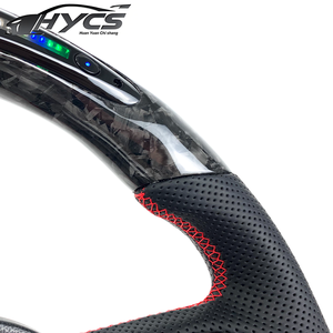 Volante de Fibra de Carbono Forjado para BMW <span class=keywords><strong>Mini</strong></span> <span class=keywords><strong>Cooper</strong></span> R50 R53 <span class=keywords><strong>R56</strong></span> R57 R58 R60 F55 F56, Actualización con Pantalla LED de RPM - Product Image 3