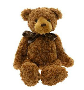 China Fabricante OEM ODM Cliente Diseño Brazos Moving Brown Plush Materials Joint Teddy Bear - Product Image 1