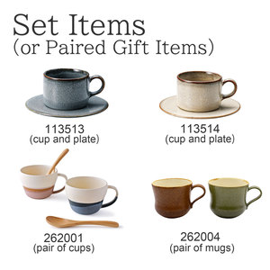 Coffret cadeau collection 02 ensembles de vaisselle maison et restaurant tasse en porcelaine élégante et glamour avec plateau - Product Image 2