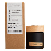 Diffuseur de parfum en verre sans flamme 200 ml, longue durée, écologique, sans BPA, pour intérieur, thé blanc, rotin
