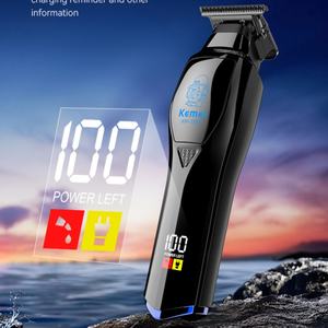 Kemei KM-1556 Tagliacapelli Ricaricabile Elettrico <span class=keywords><strong>Professionale</strong></span> per Uomo Senza Fili con Display LCD - Product Image 5