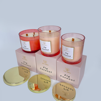 Bougie parfumée artisanale Wick Wood Malone, parfumée à la paraffine biologique, senteur de soja, senteur méditative naturelle, Malone Jo Candle