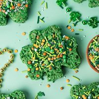 Mélange de pépites comestibles de haute qualité pour gâteaux, couleur vert clair, vert foncé, perles de sucre dorées et jimmies