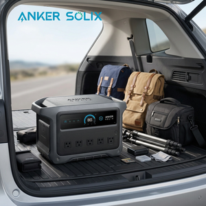 Station d'alimentation Anker Solix C1000X Gen2 1024Wh 2000W 3000W en crête LFP UPS de secours pour camping, caravane, extérieur 230V Prise EU UKCA - Product Image 1